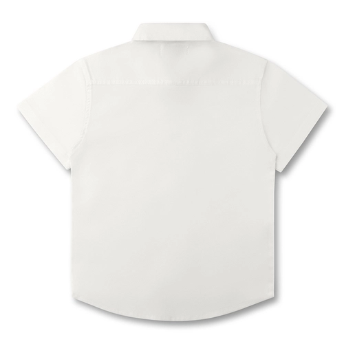 CAMISA OXFORD STRECH MC INFANTIL P001 CAMISA OXFORD STRECH MC INFANTIL P001 Branco 12