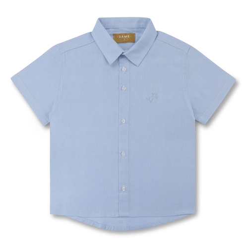 CAMISA OXFORD STRECH MC INFANTIL P001 CAMISA OXFORD STRECH MC INFANTIL P001 Branco 12