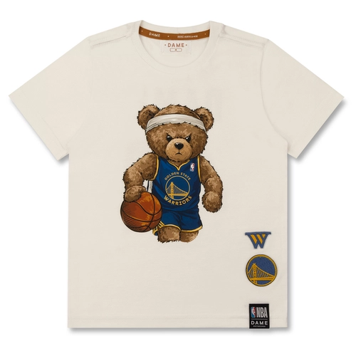 CAMISETA NBA WARRIORS TEDDY GAME INFANTIL 8398 CAMISETA NBA WARRIORS TEDDY GAME INFANTIL 8398 Off 12