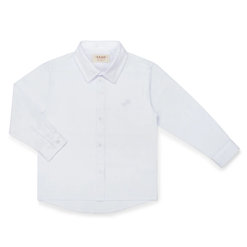 CAMISA OXFORD STRECH ML INFANTIL P002 CAMISA OXFORD STRECH ML INFANTIL P002  Branco 12