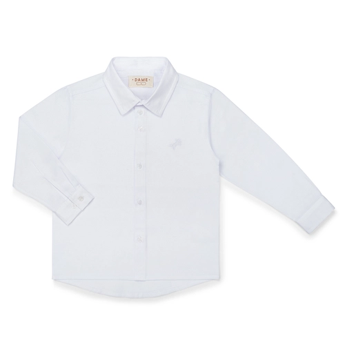 CAMISA OXFORD STRECH ML INFANTIL P002 CAMISA OXFORD STRECH ML INFANTIL P002  Branco 12
