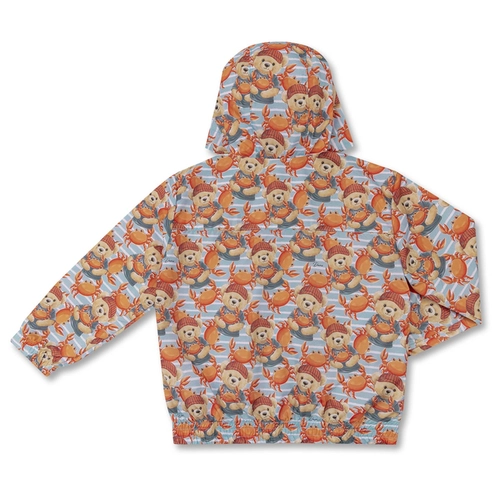 JAQUETA CORTA-VENTO IMPERMEÁVEL ESTAMPA TEDDY INFANTIL 8367