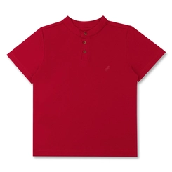 POLO PIQUET ELASTANO BORDADO CAVALO INFANTIL 8379