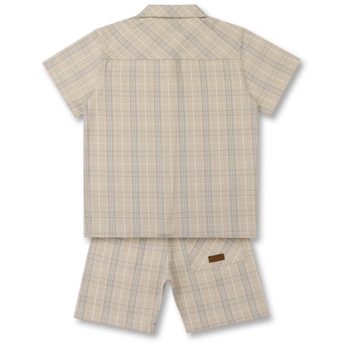 CONJUNTO CAMISA E BERMUDA LISTRADO  INFANTIL 8305