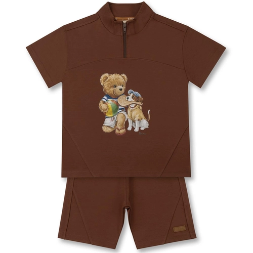 CONJUNTO BLUSA E BERMUDA TEDDY FRESCOBOL INFANTIL 8340