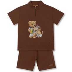 CONJUNTO BLUSA E BERMUDA TEDDY FRESCOBOL INFANTIL 8340