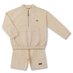 CONJUNTO AGASALHO E BERMUDA UTILITY LINHO INFANTIL 8309