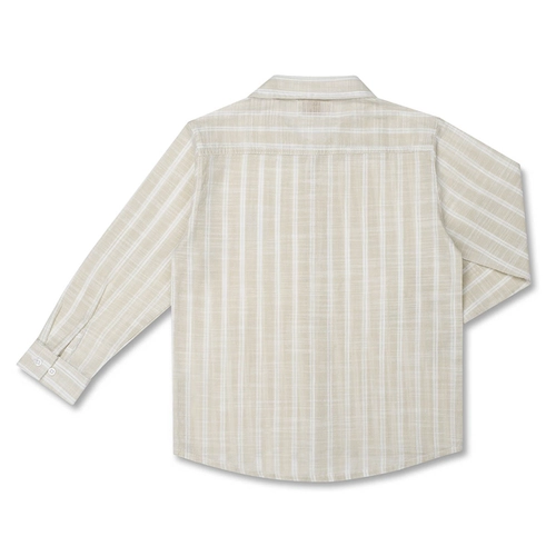 CAMISA ALGODÃO LISTRADA ML INFANTIL 7711 CAMISA ALGODÃO LISTRADA ML INFANTIL 7711 Gelo 1