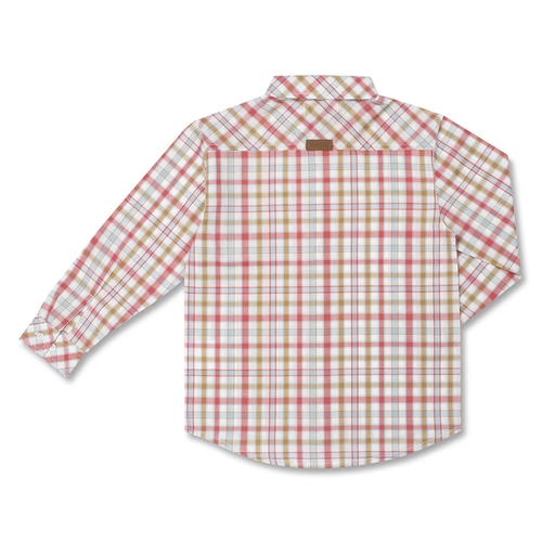 CAMISA ALGODÃO LISTRADA XADREZ ML INFANTIL 7713 CAMISA ALGODÃO LISTRADA XADREZ ML INFANTIL 7713 Branco 8