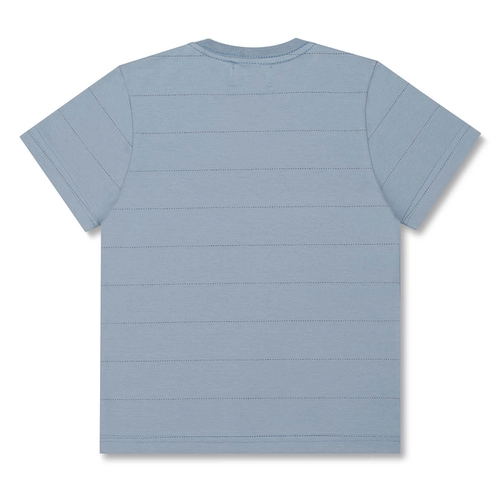 CAMISETA ALGODÃO PIMA LISTRADA BORDADO MC INFANTIL 7757 CAMISETA ALGODÃO PIMA LISTRADA BORDADO MC INFANTIL 7757 Preto 4