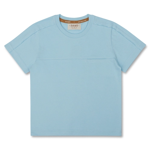 CAMISETA ALGODÃO BOLSO EMBUTIDO PALA MC INFANTIL 7836 CAMISETA ALGODÃO BOLSO EMBUTIDO PALA MC INFANTIL 7836  Azul bebê 3