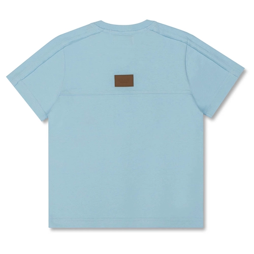 CAMISETA ALGODÃO BOLSO EMBUTIDO PALA MC INFANTIL 7836 CAMISETA ALGODÃO BOLSO EMBUTIDO PALA MC INFANTIL 7836  Azul bebê 3