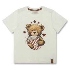 CAMISETA ALGODÃO TEDDY PIPOCA MC INFANTIL 7839