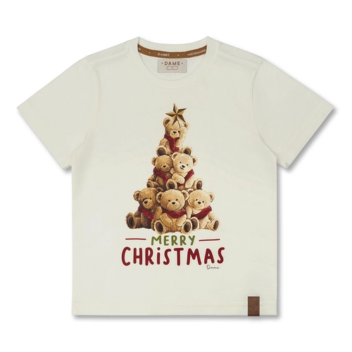 CAMISETA ALGODÃO TEDDY NATAL MC INFANTIL 7861 CAMISETA ALGODÃO TEDDY NATAL MC INFANTIL 7861  Off 4