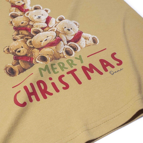 CAMISETA ALGODÃO TEDDY NATAL MC INFANTIL 7861 CAMISETA ALGODÃO TEDDY NATAL MC INFANTIL 7861  Off 4