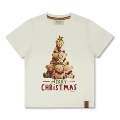 CAMISETA ALGODÃO TEDDY NATAL MC INFANTIL 7861