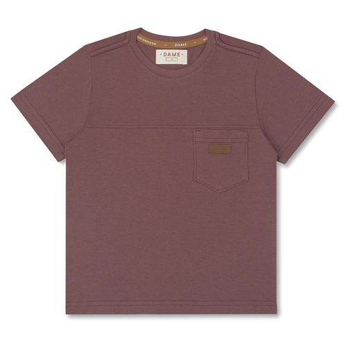 CAMISETA ALGODÃO PALA E BOLSO MC INFANTIL 7750 CAMISETA ALGODÃO PALA E BOLSO MC INFANTIL 7750 Vinho 3