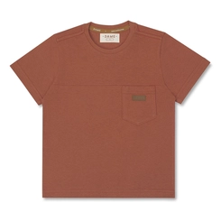 CAMISETA ALGODÃO PALA E BOLSO MC INFANTIL 7750