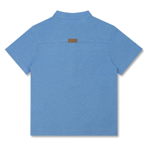 CAMISETA ALGODÃO GOLA BATA BOTÕES MC INFANTIL 7842 CAMISETA ALGODÃO GOLA BATA BOTÕES MC INFANTIL 7842 Off 12