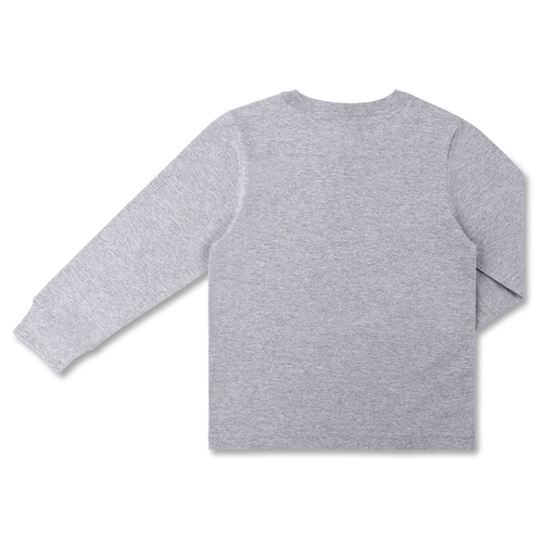 CAMISETA ALGODÃO BÁSICA ML INFANTIL P014 CAMISETA ALGODÃO BÁSICA ML INFANTIL P014 Cinza 3