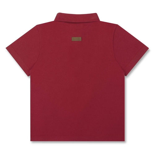 POLO PIQUET ELASTANO MC INFANTIL 7863 POLO PIQUET ELASTANO MC INFANTIL 7863  Vermelho 12