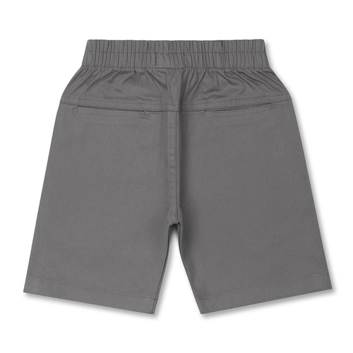 BERMUDA SARJA ELASTANO BÁSICA INFANTIL 7852 BERMUDA SARJA ELASTANO BÁSICA INFANTIL 7852  Chumbo 1