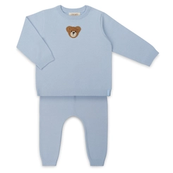 CONJUNTO DE TRICOT URSO CROCHÊ 7388
