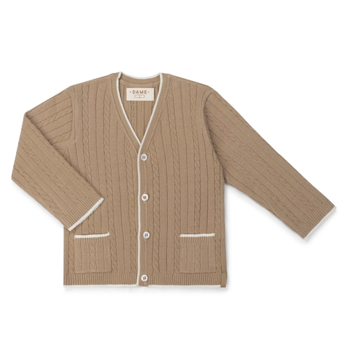 CARDIGAN TRICOT TRANÇAS 7397 CARDIGAN TRICOT TRANÇAS 7397  Bege P