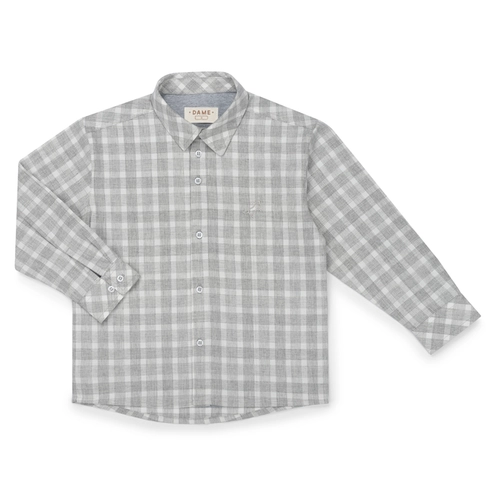CAMISA XADREZ MELAN 7416 CAMISA XADREZ MELAN 7416  Cinza 1