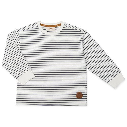 CONJUNTO CAMISETA LISTRADA CALÇA  SKINNY MOLETOM 7427 Off