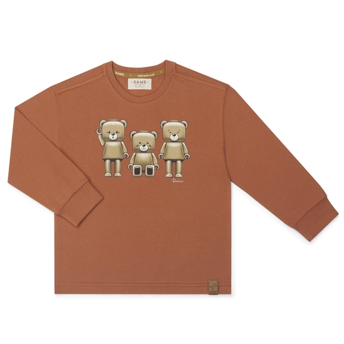 CAMISETA ALGODÃO MANGA LONGA TEDDY PLAYMOBIL 7452 CAMISETA ALGODÃO MANGA LONGA TEDDY PLAYMOBIL 7452  Telha 3