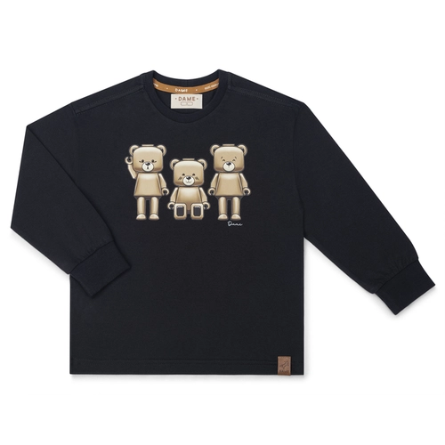 CAMISETA ALGODÃO MANGA LONGA TEDDY PLAYMOBIL 7452 CAMISETA ALGODÃO MANGA LONGA TEDDY PLAYMOBIL 7452  Telha 3