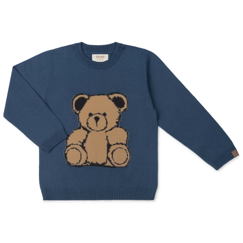 BLUSA TRICOT JACQUARD URSO TEDDY 7556