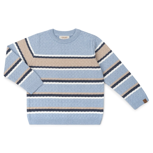 BLUSA TRICOT LISTRADA TEXTURA 7565