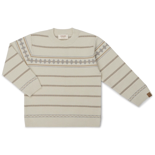 BLUSA TRICOT LISTRAS ÉTNICO