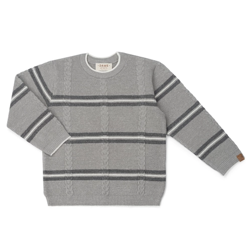 BLUSA TRICOT  ESTRUTURA LISTRAS 7545