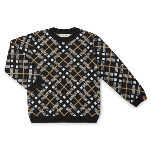 BLUSA TRICOT XADREZ ESCOCÊS 7550
