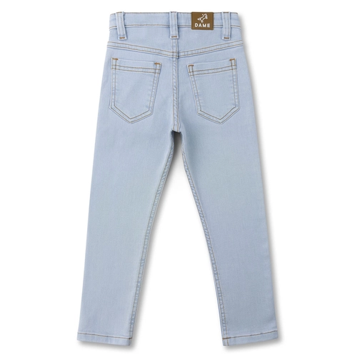 CALÇA SKINNY JEANS ELASTANO INFANTIL P023 CALÇA SKINNY JEANS ELASTANO INFANTIL P023 Azul bebê 12