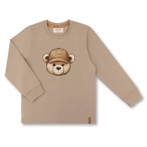 CAMISETA ALGODÃO TEDDY BONÉ ML INFANTIL 7959 CAMISETA ALGODÃO TEDDY BONÉ ML INFANTIL 7959 Preto 10