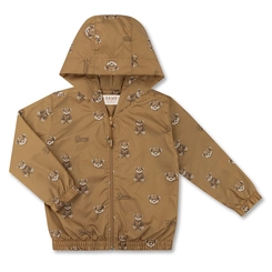 JAQUETA CORTA-VENTO IMPERMEÁVEL ESTAMPA TEDDY INFANTIL 7957