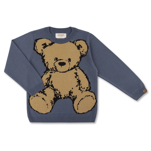 BLUSA TRICÔ JACQUARD TEDDY MAXI INFANTIL 8110