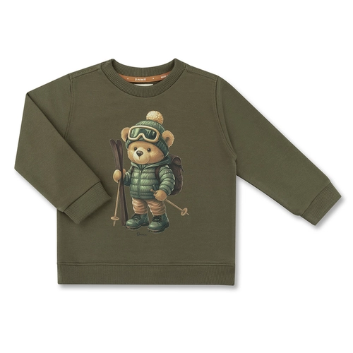 CONJUNTO AGASALHO/CALÇA MOLETOM TEDDY ALPINISTA INFANTIL 8026 Militar