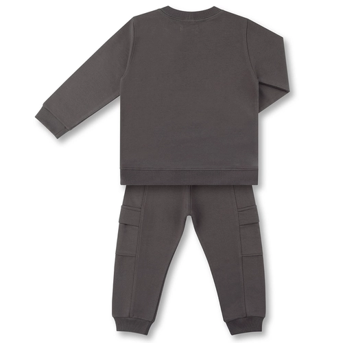 CONJUNTO AGASALHO/CALÇA MOLETOM TEDDY ALPINISTA INFANTIL 8026 Militar