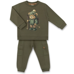 CONJUNTO AGASALHO/CALÇA MOLETOM TEDDY ALPINISTA INFANTIL 8026