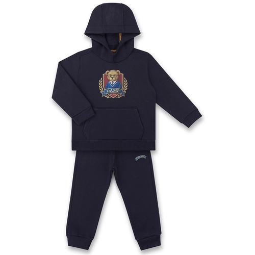 CONJUNTO AGASALHO/CALÇA MOLETOM FELPADO TEDDY UNIVERSITY INFANTIL 8031