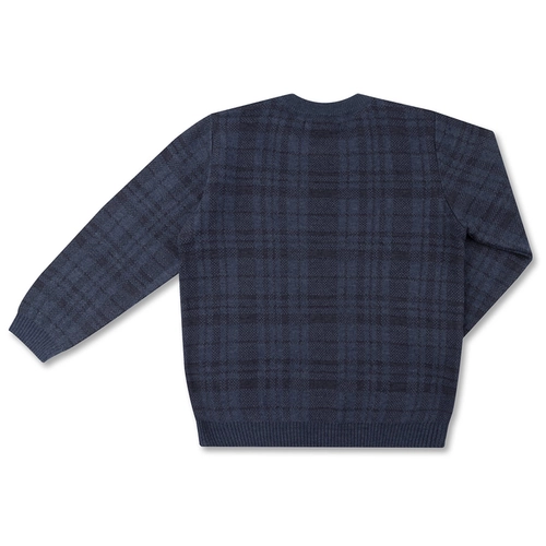 BLUSA TRICÔ JACQUARD XADREZ TEDDY INFANTIL 8098