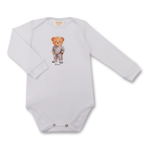 BODY SUEDINE ALGODÃO TEDDY CLÁSSICO ML BEBÊ 7878 BODY SUEDINE ALGODÃO TEDDY CLÁSSICO ML BEBÊ 7878 Branco P