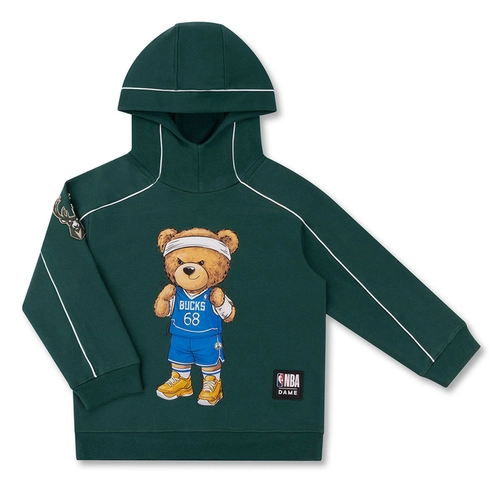 AGASALHO MOLETOM NBA TEDDY MILWAUKEE BUCKS INFANTIL 8173