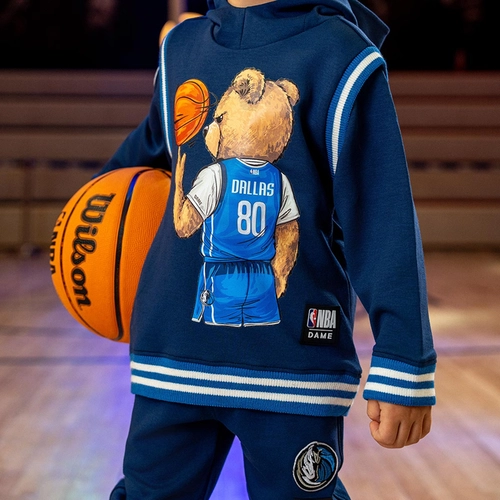 AGASALHO MOLETOM NBA TEDDY DALLAS MAVERICKS INFANTIL 8168 AGASALHO MOLETOM NBA TEDDY DALLAS MAVERICKS INFANTIL 8168  Marinho 2