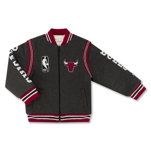 BOMBER COLLEGE CHICAGO BULLS INFANTIL 8160 BOMBER COLLEGE CHICAGO BULLS INFANTIL 8160 Preto 12